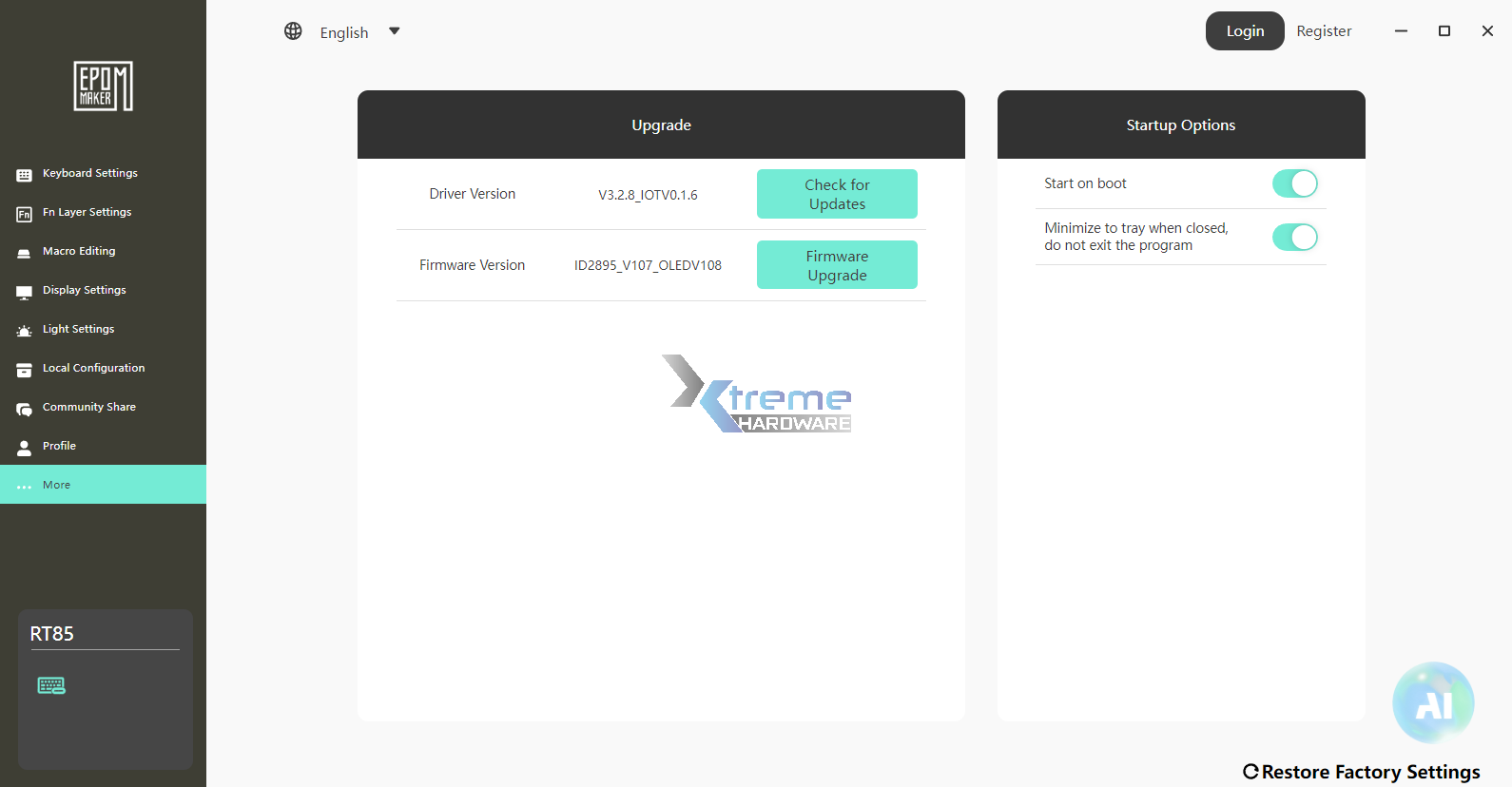 EPOMAKER RT85 software 16 6f190